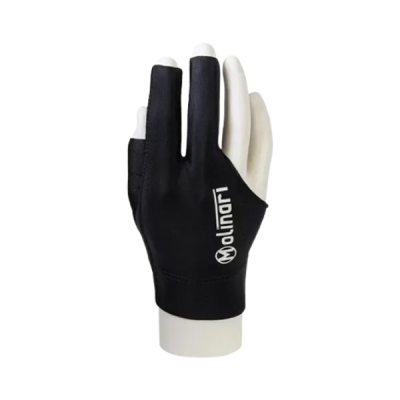 Billard Handschuh Molinari für die rechte Hand schwarz Größe M